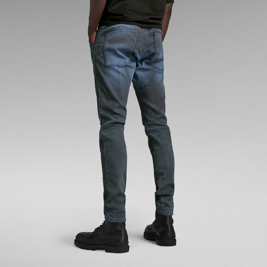 5620 3D Zip Knee Skinny Jeans | ブラック | G-Star RAW® JP